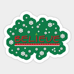 Believe Sticker